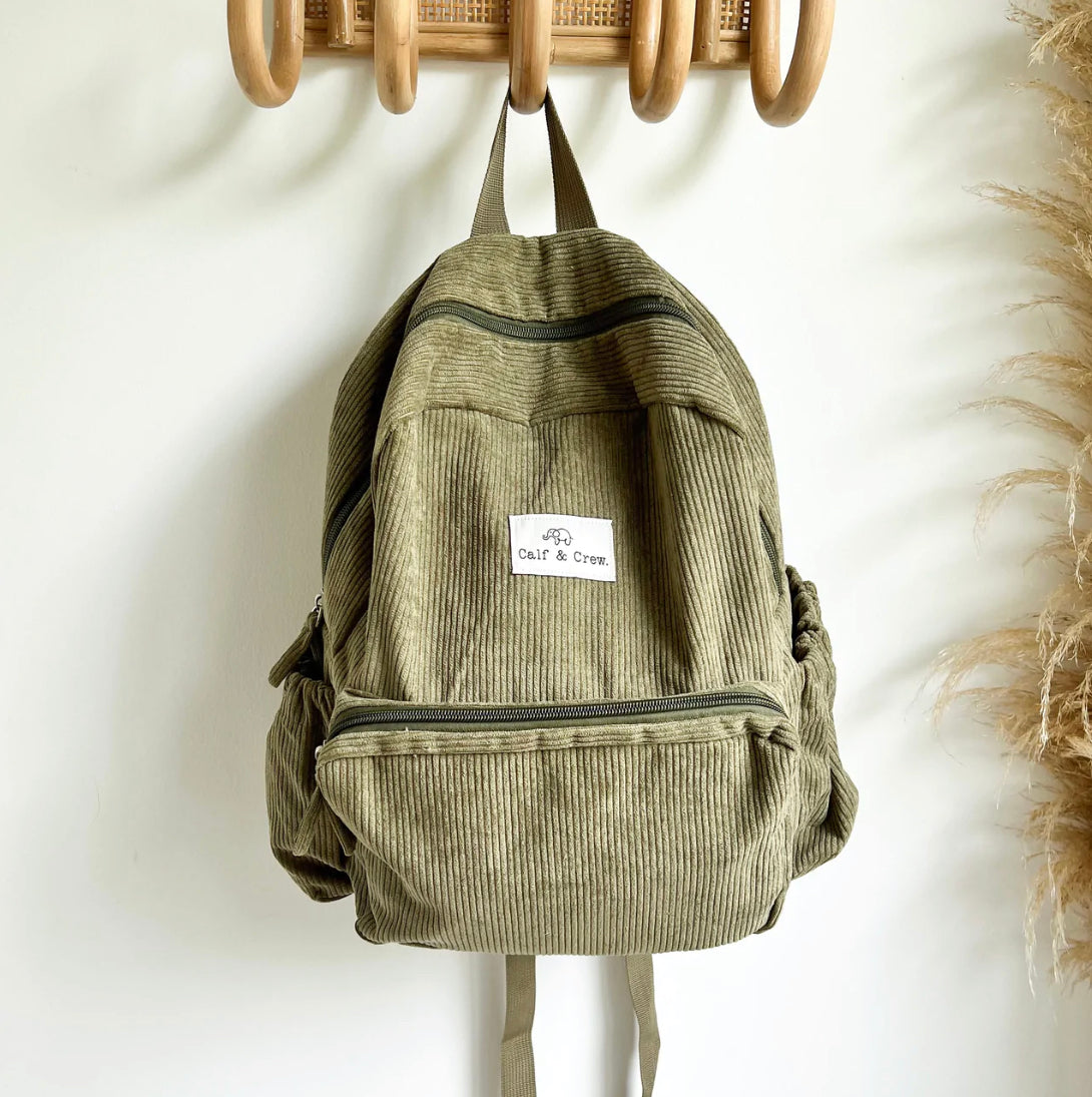 Corduroy Backpack (3 colours)