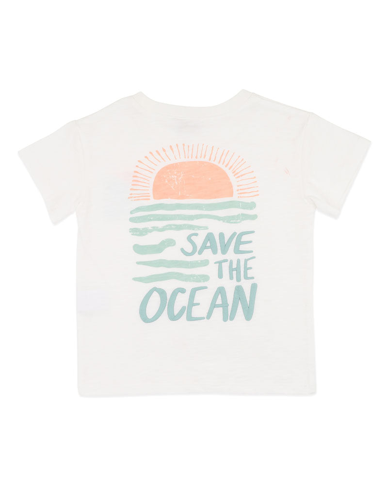 Surfs Up Save The Ocean Tee