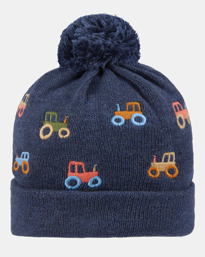 Organic Beanie- Tiny Tractors