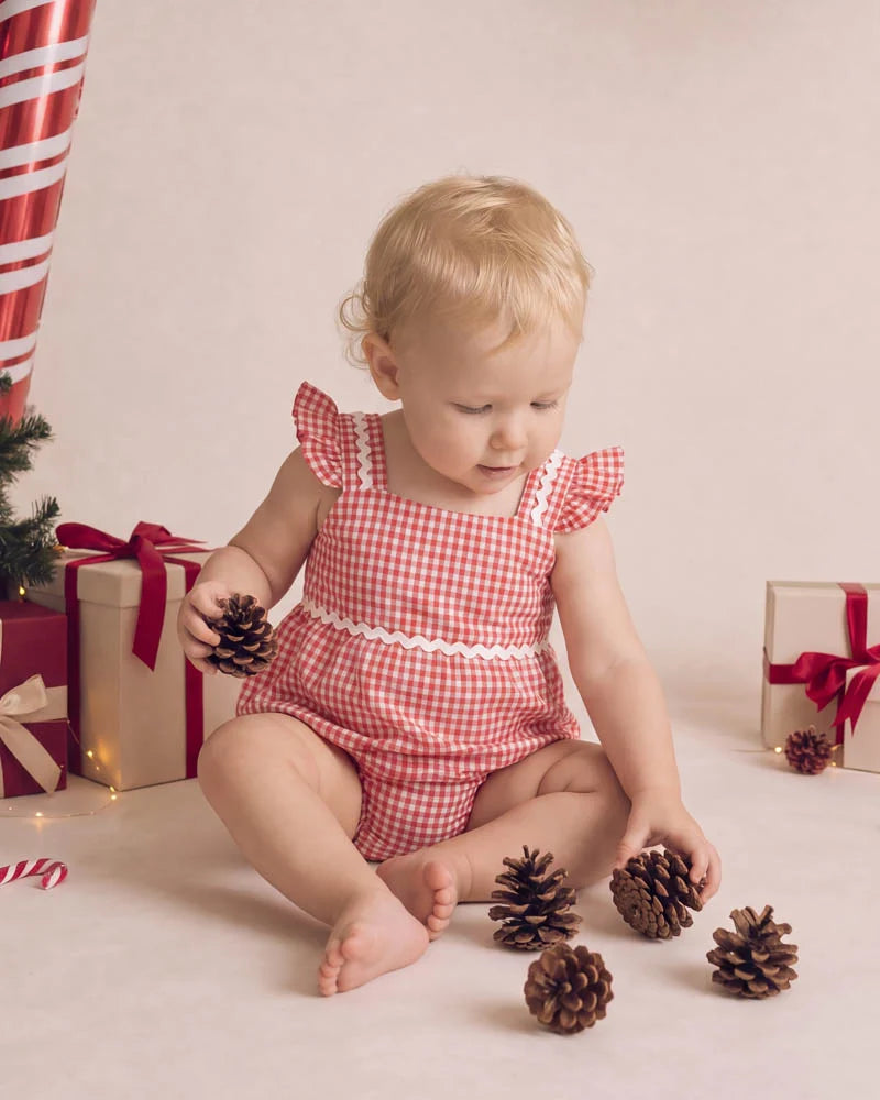 Festive Gingham Bodysuit