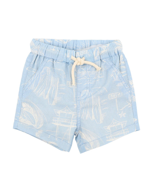 Surfs Up Line Work Shorts