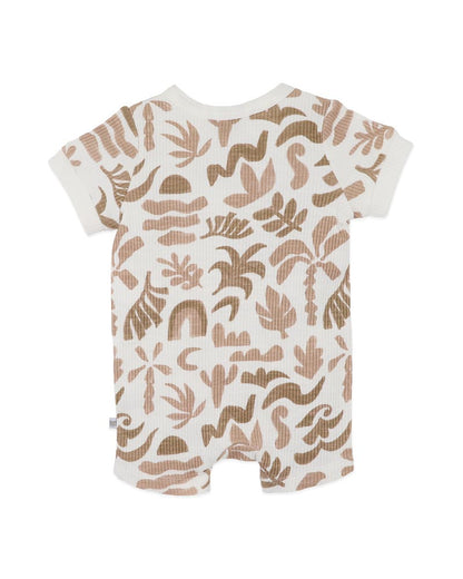 Abstract Oasis Mocha Zipsuit