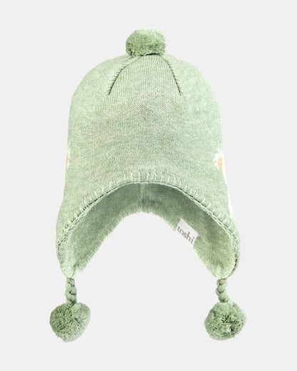 Organic Beanie - Earmuff - Koala