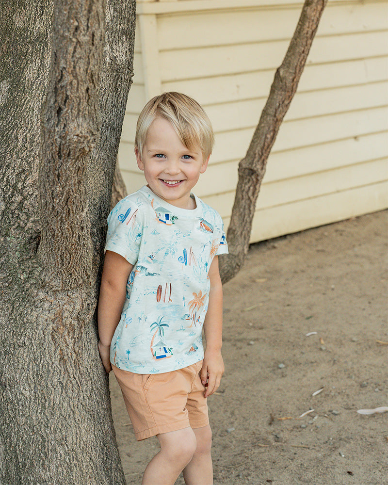 Surfs Up Print Tee