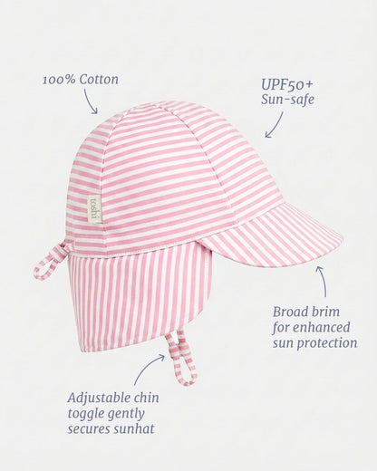 Flap Cap - Blossom (pink)