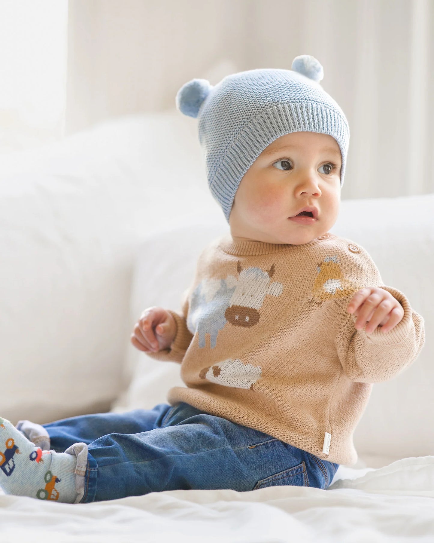 Organic Knit Pullover - Farm Buddies