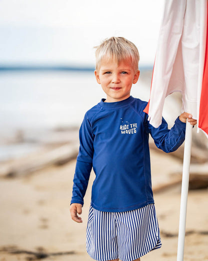 Ride The Waves LS Rash Top (2-7y)