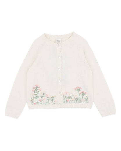 Bonnie Organic Hand Embroidered Cardigan