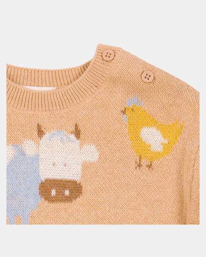 Organic Knit Pullover - Farm Buddies