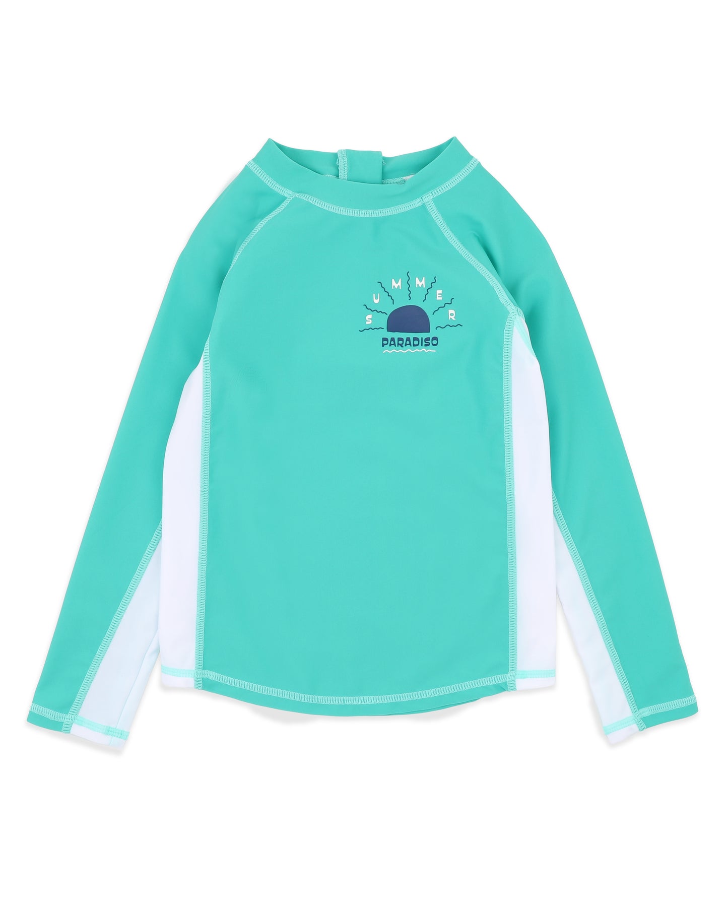 Luca Teal Rash Top