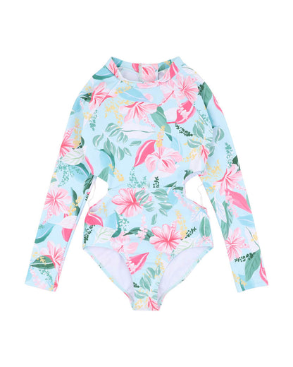 Keely Cut Out LS Sunsuit (8-14)