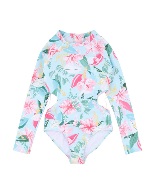 Keely Cut Out LS Sunsuit (8-14)