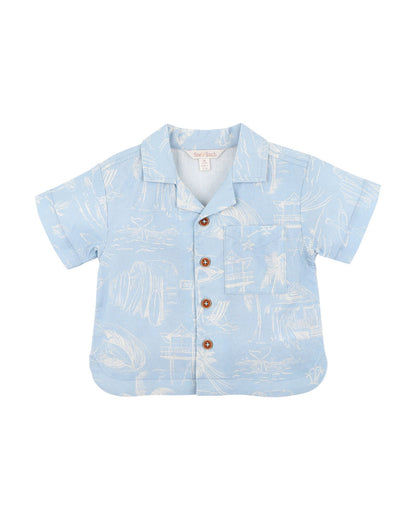 Surfs Up Line Work Shirt