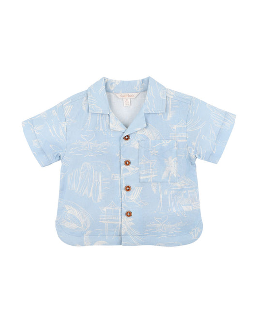 Surfs Up Line Work Shirt