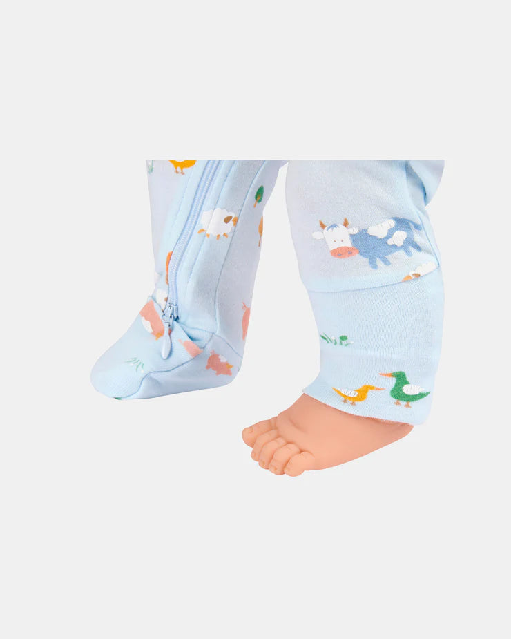Zip Onesie - Farm Buddies