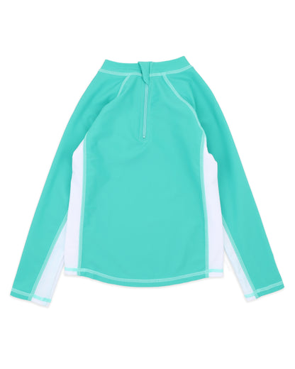 Luca Teal Rash Top