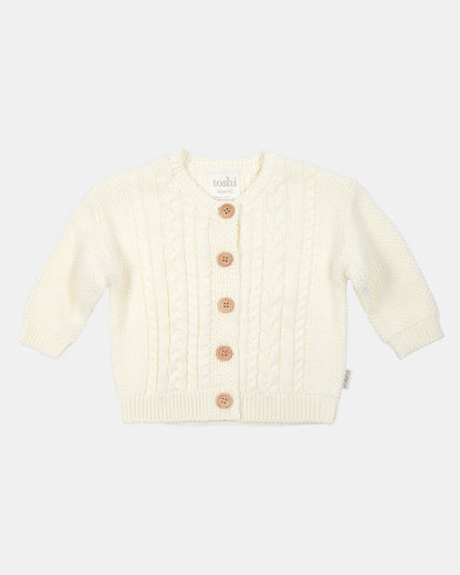 Organic Cardigan - Yummy - Cream
