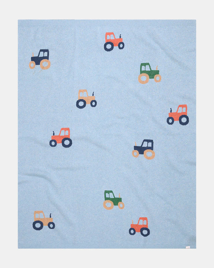 Organic Blanket - Tiny Tractors