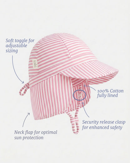 Flap Cap - Blossom (pink)