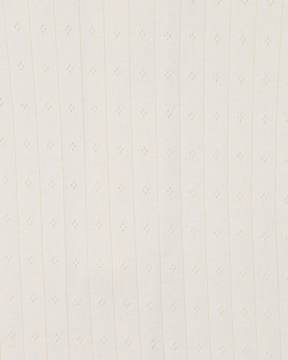 Milk Organic Pointelle LS Zipsuit