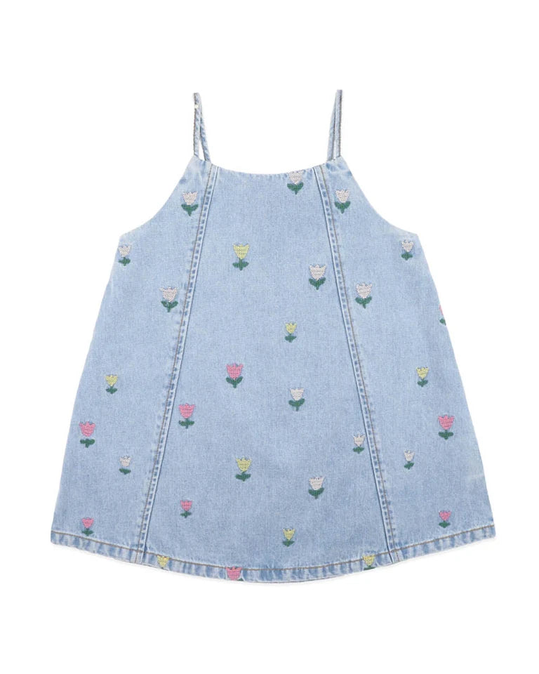 Sundae Denim Tulip Dress