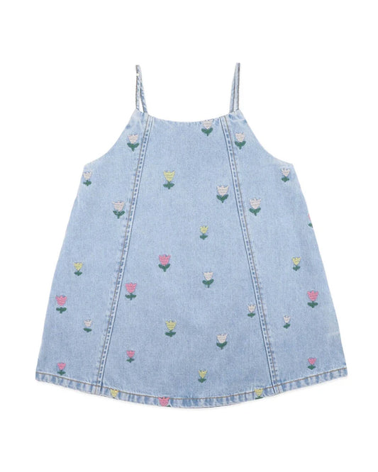 Sundae Denim Tulip Dress