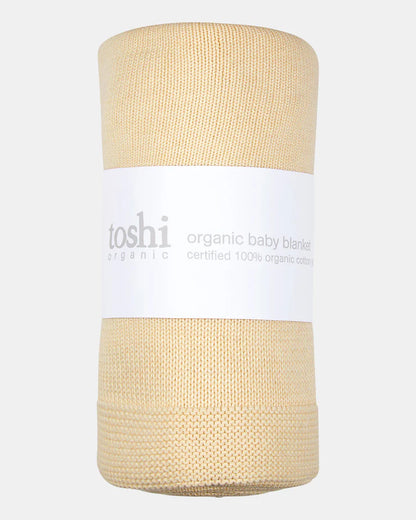 Organic Blanket - Snowy - Driftwood