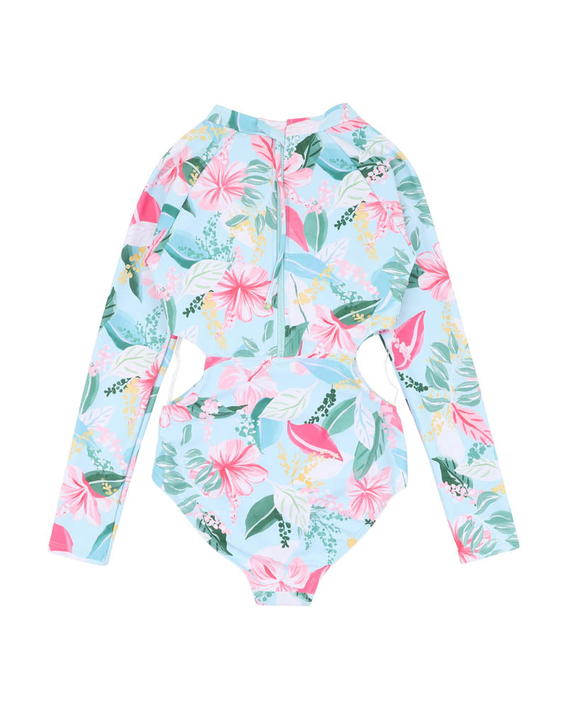 Keely Cut Out LS Sunsuit (8-14)