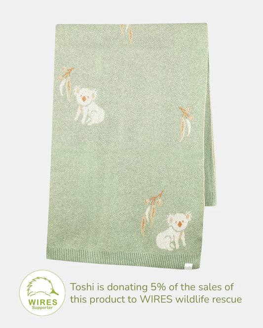 Organic Baby Blanket - Koala
