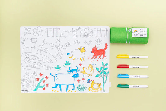 Scribble Mat - On The Farm