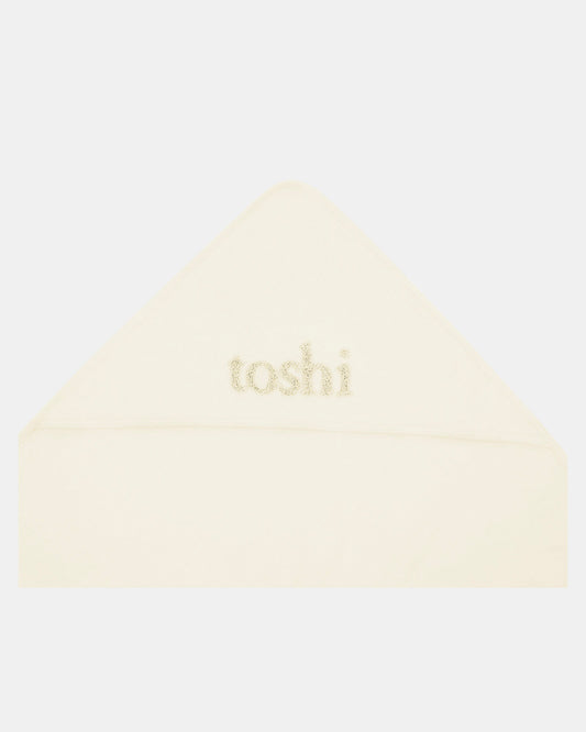 Hooded Baby Bath Towel - Cream