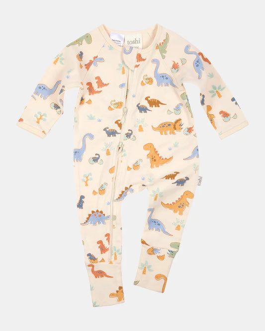 Zip Onesie - Dino Bubs