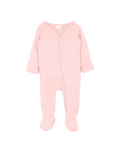 Blossom Organic Pointelle LS Zipsuit