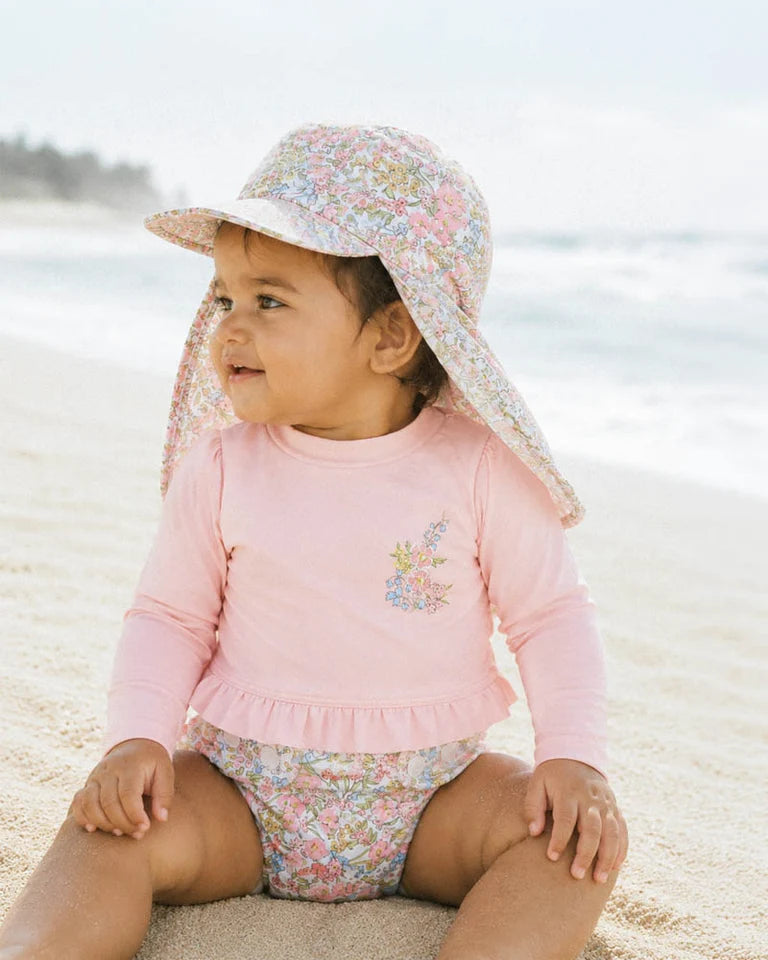 Pink LS Rash Top
