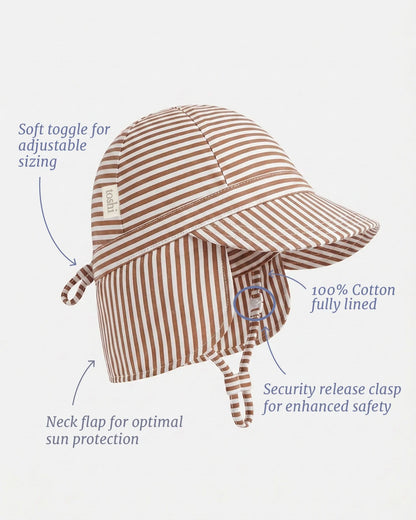 Flap Cap - Mocha