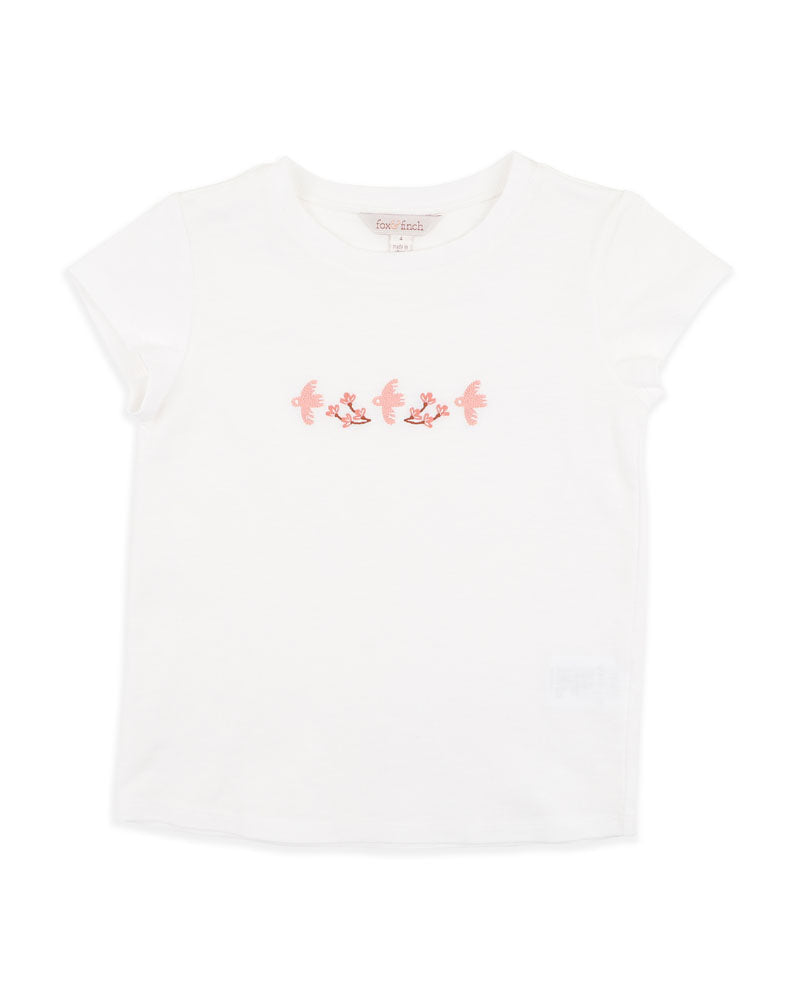 Songbird Embroidered Tee
