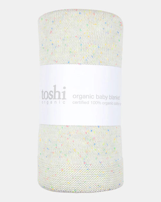 Organic Blanket - Snowy - Snowflake