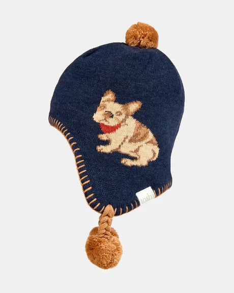 Organic Beanie - Earmuff - Frenchie