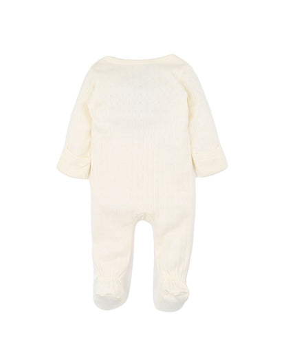 Milk Organic Pointelle LS Zipsuit