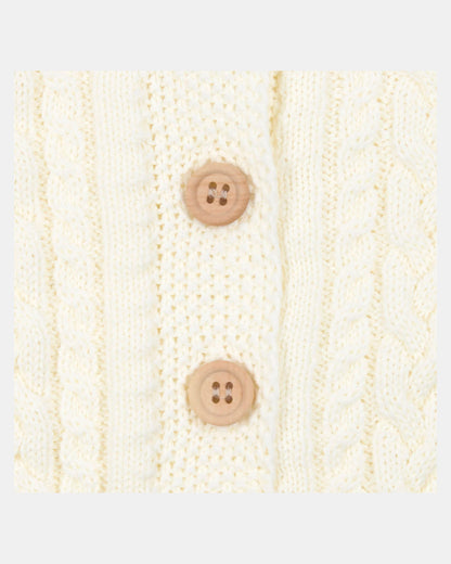 Organic Cardigan - Yummy - Cream