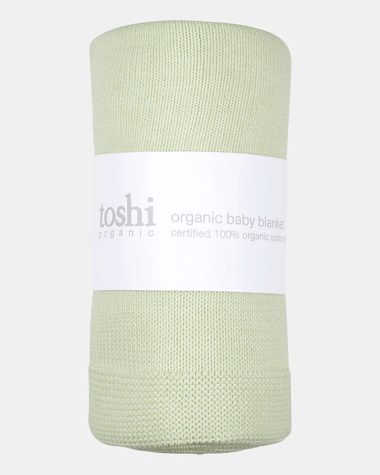 Organic Blanket - Snowy - Mist