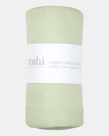 Organic Blanket - Snowy - Mist