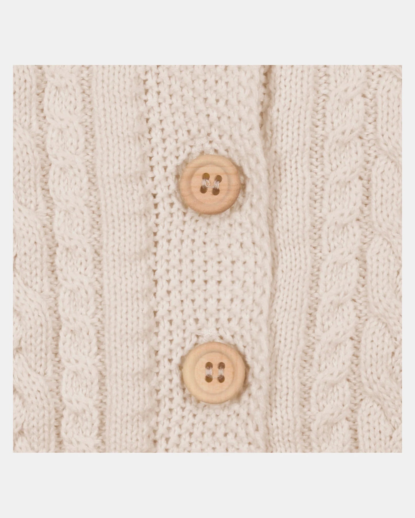 Organic Cardigan - Yummy - Oatmeal