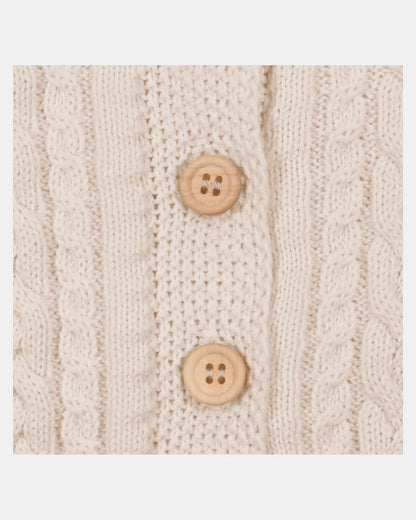 Organic Cardigan - Yummy - Oatmeal