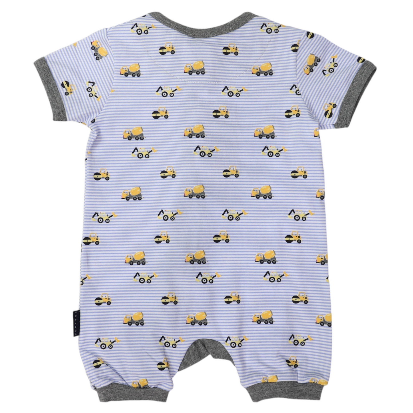 Trucks & Diggers Zip Romper