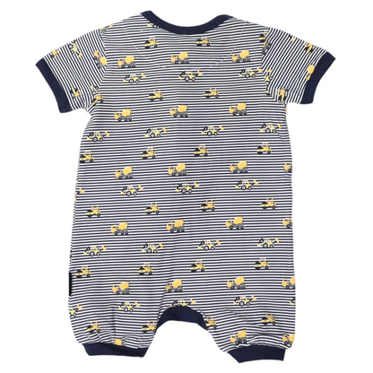 Trucks & Diggers Zip Romper