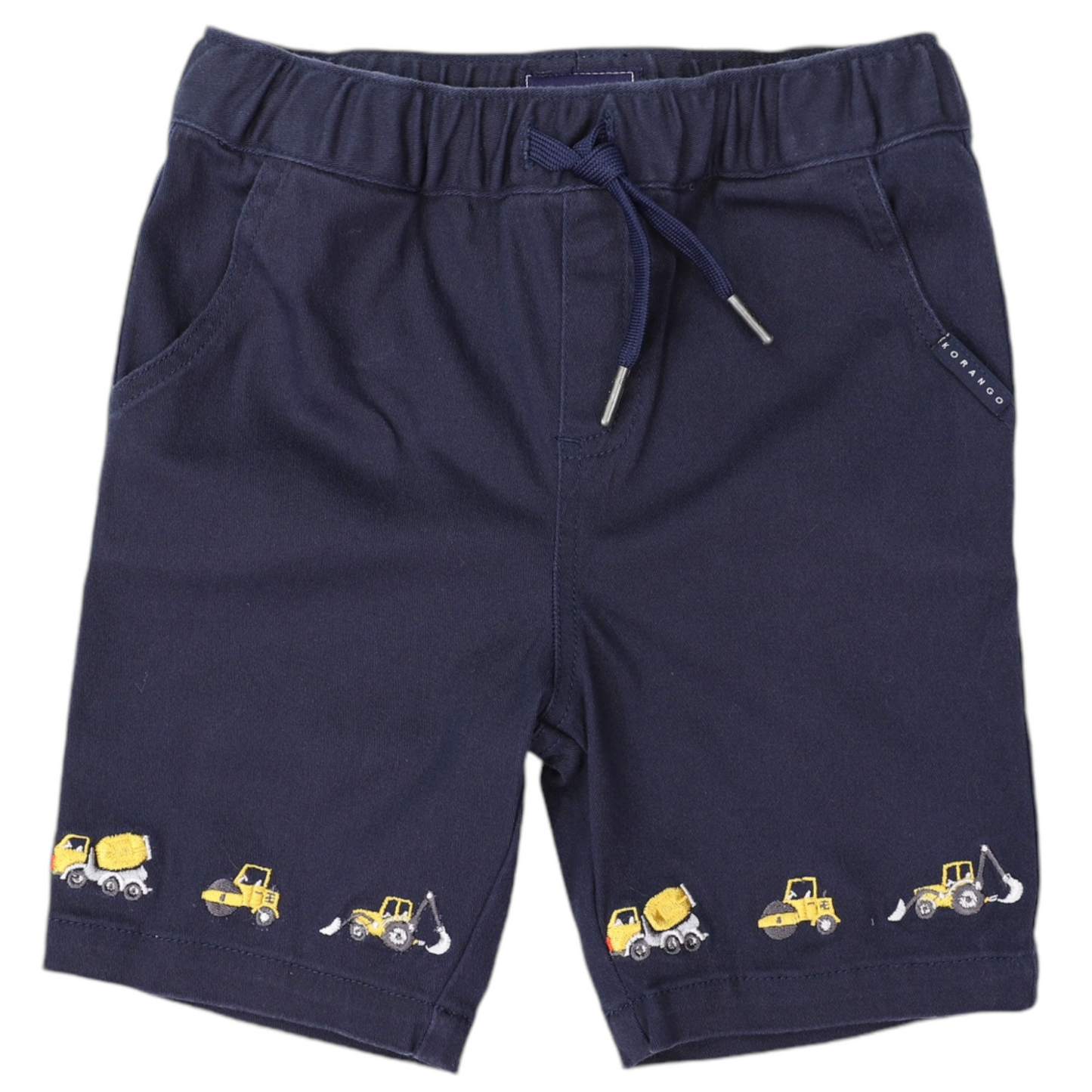 Trucks & Diggers Embroidered Twill Shorts