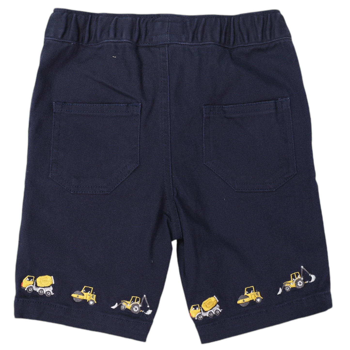 Trucks & Diggers Embroidered Twill Shorts