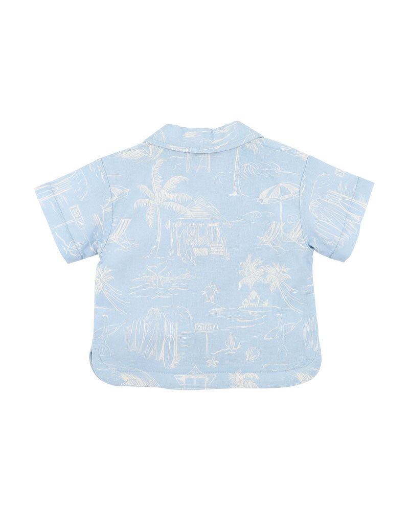 Surfs Up Line Work Shirt