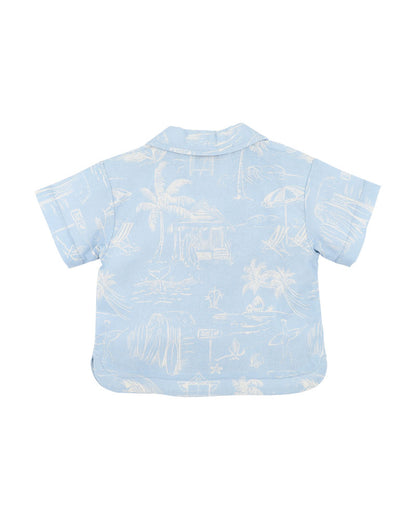 Surfs Up Line Work Shirt